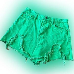 BDG Ripped Denim Shorts